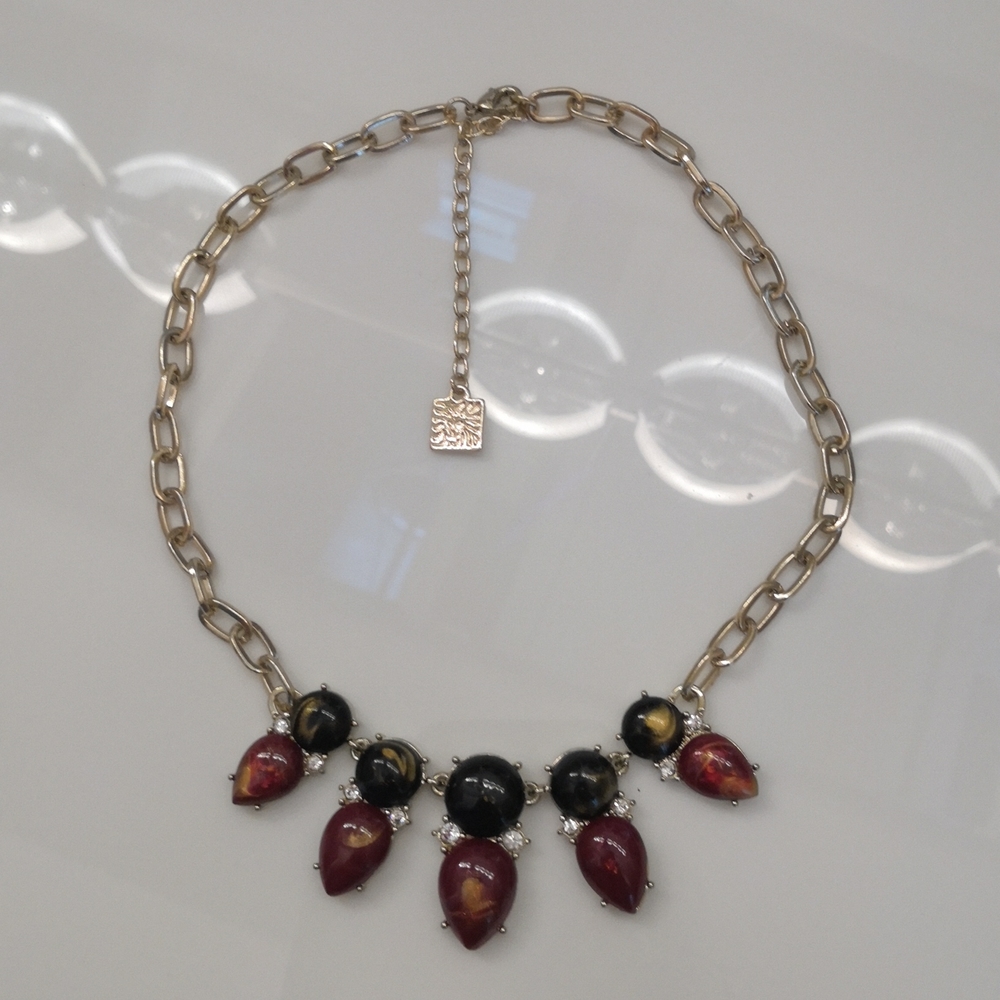 Anne Klein Amber Beaded Necklace